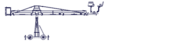 technical specs GF-8 camera crane maximum 2-persons
