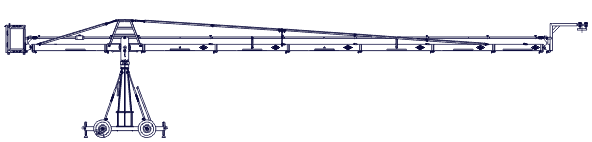 technical specs GF-8 camera crane maximum remote operation
