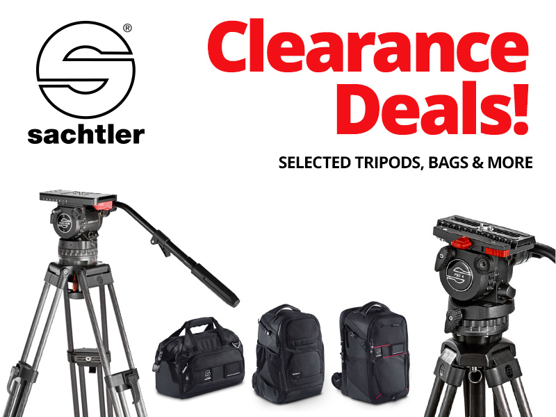 Sachtler Clearance Deals - Up to 50% off RRP on selected products!
