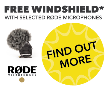 Free Windshield With Selected Rode Mics!