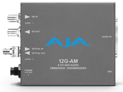 AJA 12G-SDI Audio Embedder/Disembedder Mini Converter