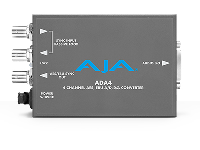 AJA 4-Channel Audio A/D & D/A Converter