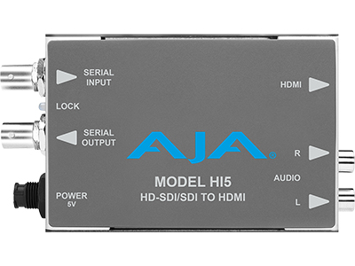 AJA SDI to HDMI Video and Audio Converter