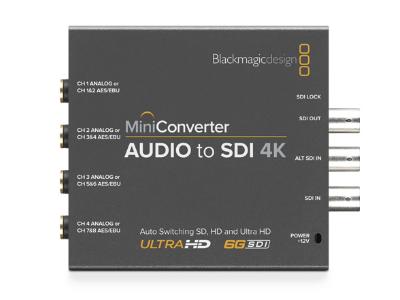 Blackmagic Mini Converter Audio to SDI 4K