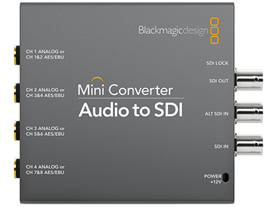 Blackmagic Mini Converter Audio to SDI 2