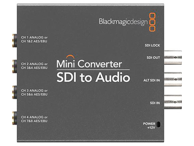 Blackmagic Mini Converter SDI to Audio