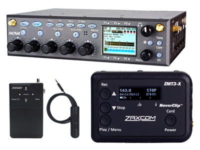 NAB 2019 - Zaxcom Announces Nova Mixer/Recorder, ZMT3-X Transmitter and URX100 Receiver