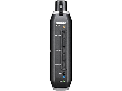 Shure X2U Microphone to USB Adapter